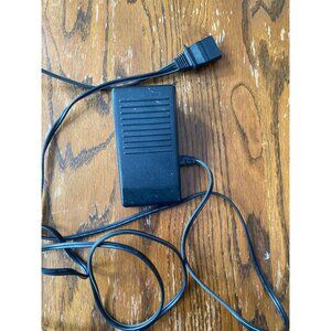 Brother Sewing Machine Foot Pedal Speed Control Model N 3-Pin Power Cord Black